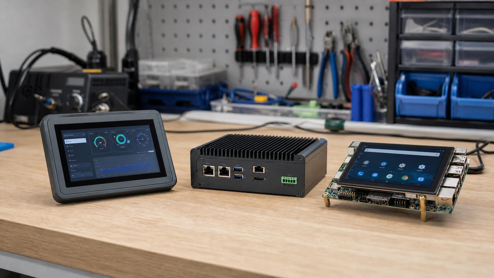 Embedded product prototypes for HMI, gateway, and Android panel applications